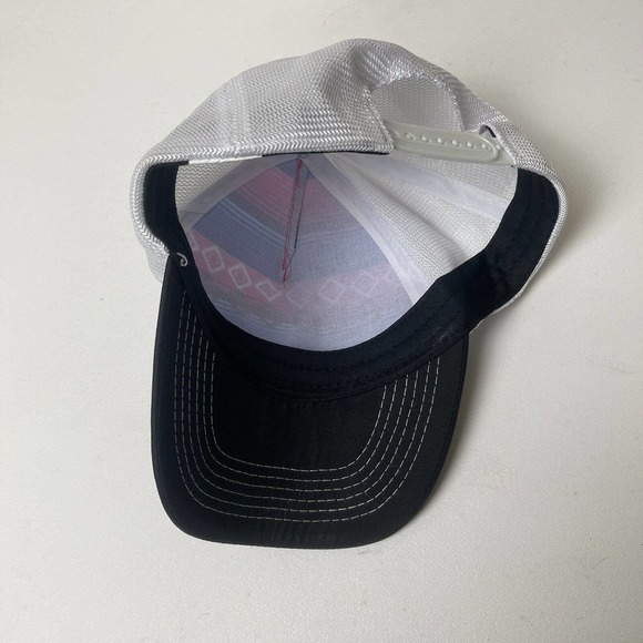 Troxel Trucker Hat Cap Aztec Print Black Pink Blue White Equestrian Horse Riding - Picture 9 of 12